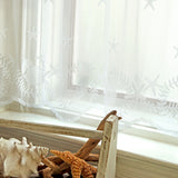 Tidepool Lace Tier Curtains - White